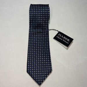 Jos A Bank Signature Silk Tie Purple Black Geometric Men's